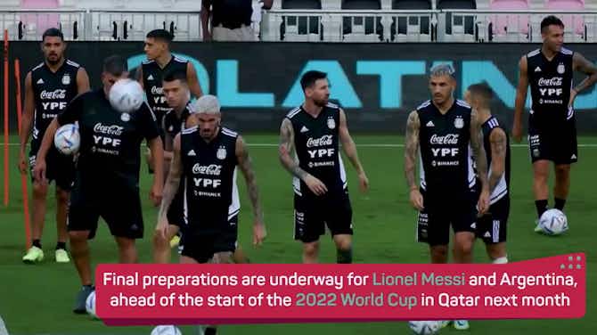 Preview image for 'World Cup is everyone's dream' - Messi and Argentina prepare for Qatar 2022