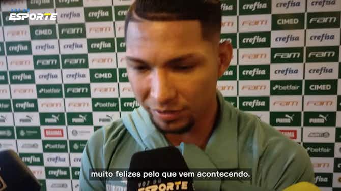 Preview image for Rony comenta invencibilidade do Palmeiras no Brasileirão: "Estamos muito focados"