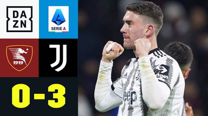 Anteprima immagine per Highlights: Vlahović knipst doppelt! Salernitana 0-3 Juventus