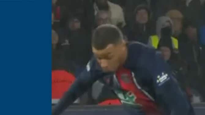 Preview image for Mbappé's powerful strike from tight angle in French Cup
