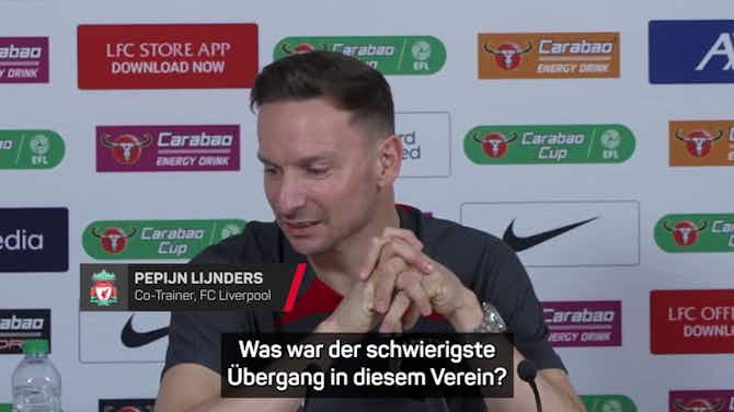 Preview image for Lijnders: "Niemand kann Jürgen Klopp ersetzen"