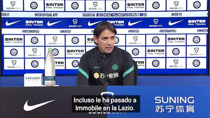 Imagen de vista previa para Inzaghi, sobre la falta de gol de Lautaro Martínez: "Los delanteros pasan por estos momentos"