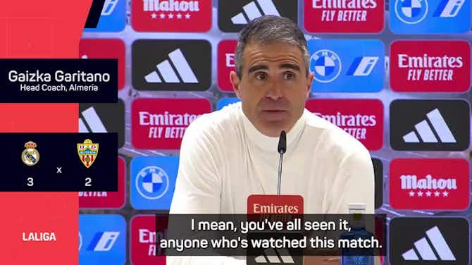 Anteprima immagine per Almeria coach left 'speechless' by controversial decisions in Real Madrid defeat