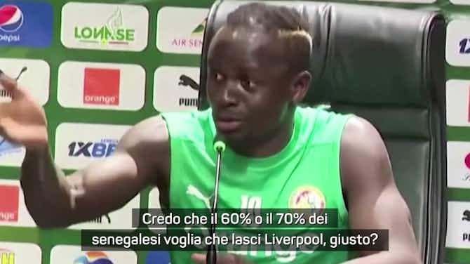 Anteprima immagine per Mané: "Via dai Reds? Se lo vorranno i senegalesi..."