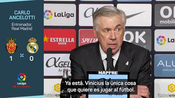 Anteprima immagine per Ancelotti: "Vinicius no tiene la culpa"