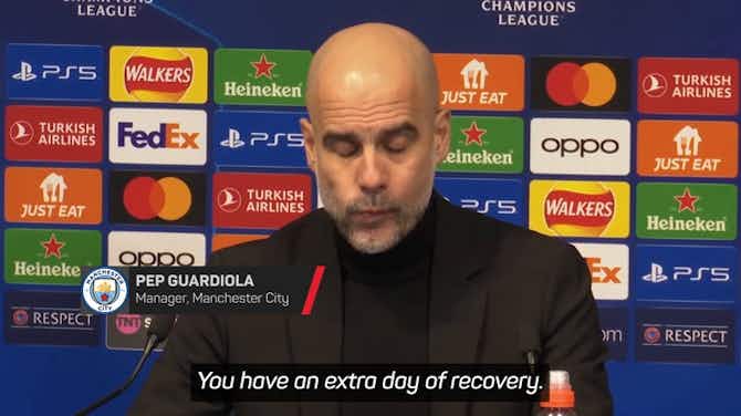 Anteprima immagine per 'Ask me on Friday' - Guardiola waiting on player fitness