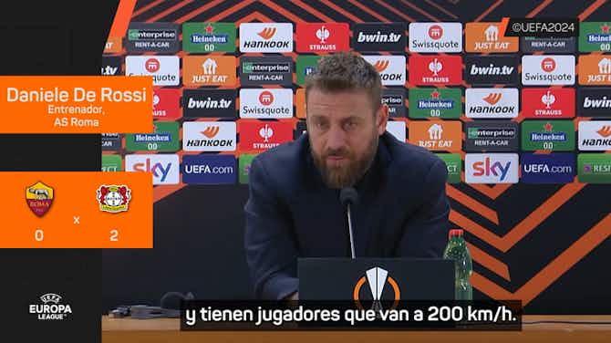 Vorschaubild für De Rossi: "El Levekusen tiene jugadores que van a 200 km/h"