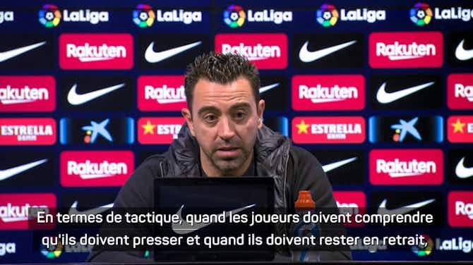 Image d'aperçu pour 18e j. - Xavi sur la perte d’identité du Barca : “Je ne suis plus là depuis six ans, mais il y a des choses qui m'ont surpris”