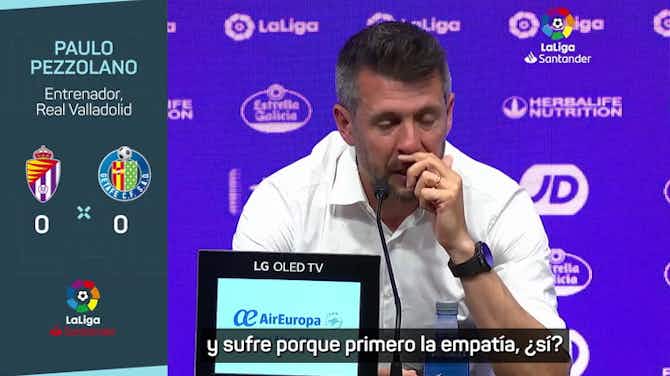 Imagen de vista previa para Pezzolano rompe a llorar tras el descenso del Valladolid: "Es un golpe duro"