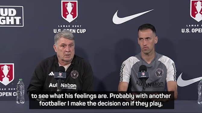 Pratinjau gambar untuk Martino refuses to rule Messi out of the US Open Cup final