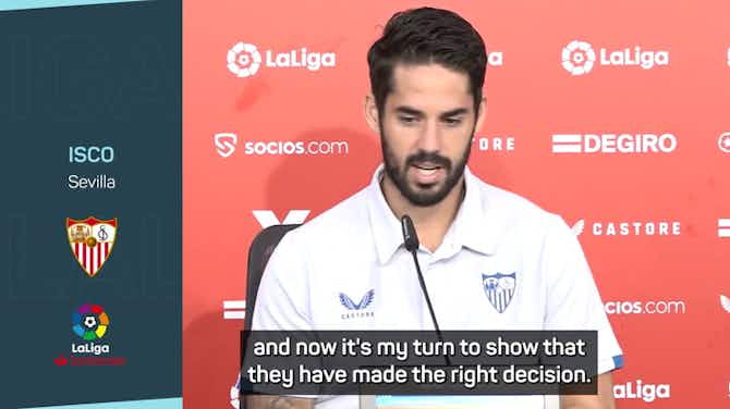 Preview image for Isco sets sights on returning to the Champions League with Sevilla
