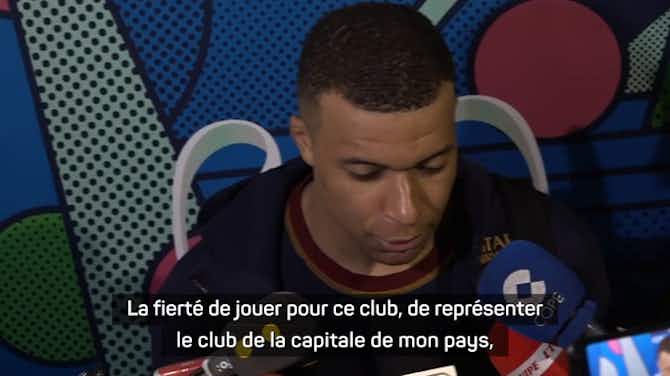 Vorschaubild für PSG - Mbappé : “Vivre des soirées comme ça en tant que Parisien, c'est grand”
