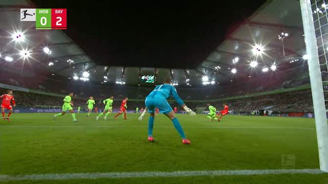 Imagen de vista previa para Coman and Musiala's beautiful goals in Bayern's win over Wolfsburg