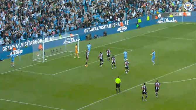 Imagen de vista previa para El gol de Foden en la goleada 5-0 sobre el Newcastle