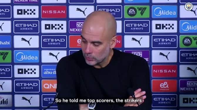 Preview image for Guardiola on how Haaland had to deal with the loss of his grandmother