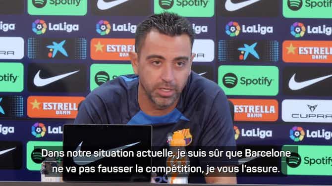 Image d'aperçu pour Barça - Xavi : "Nous sommes optimistes pour Koundé"