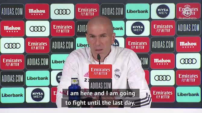 Preview image for Zidane unfazed by continued questions on Real Madrid future