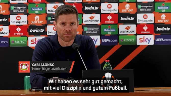 Anteprima immagine per Alonso zufrieden mit "Disziplin und gutem Fußball"