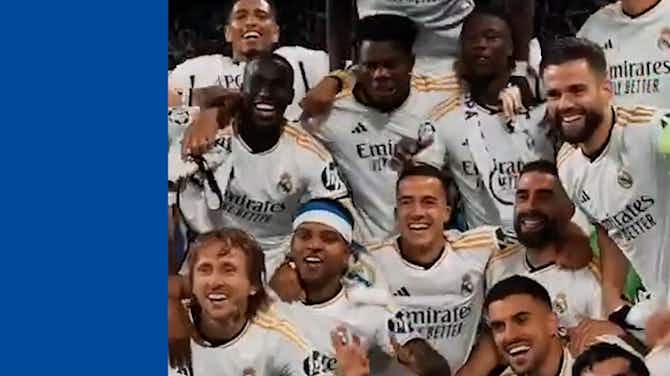 Vorschaubild für Behind the scenes: Real Madrid’s celebrations after impressive comeback vs Bayern