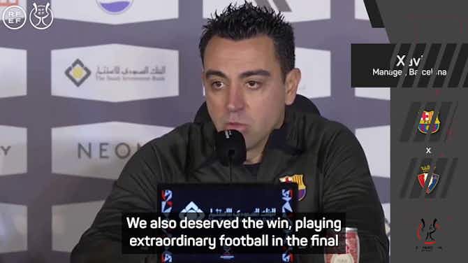 Pratinjau gambar untuk Xavi hoping Supercup can be a turning point for Barca