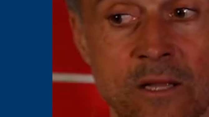 Image d'aperçu pour Luis Enrique se réjouit de la qualification du PSG pour les demi-finales de la Coupe de France