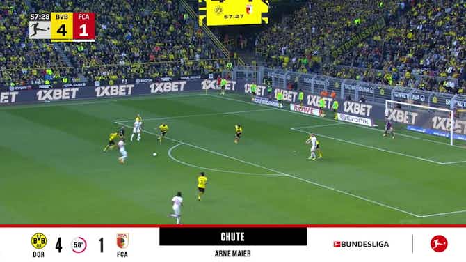 Anteprima immagine per Borussia Dortmund - Augsburg 4 - 1 | CHUTE - Arne Maier