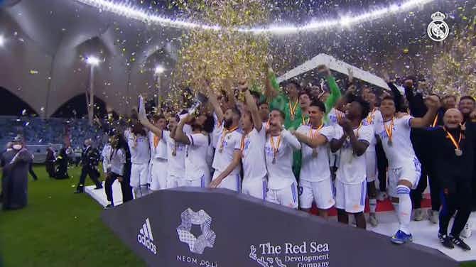 Preview image for Real Madrid lift Spanish Super Cup after beating Athletic Club