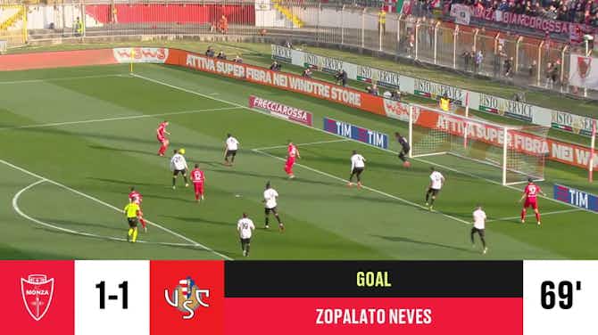 Preview image for Monza - Cremonese 1 - 1 | Goal - Carlos Augusto Zopalato Neves
