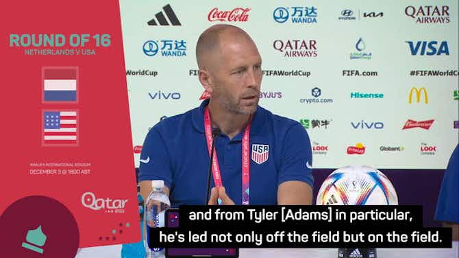 Preview image for Berhalter trusts Tyler Adams to lead the USA in Dutch challenge