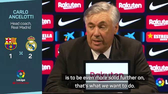 Preview image for Ancelotti pleased to win El Clasico, 'the most important match'