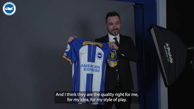 Preview image for Roberto De Zerbi's first interview as Brighton manager