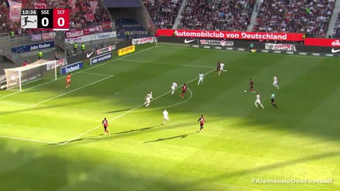Imagem de visualização para Noah Atubolu with a Goalkeeper Save vs. Eintracht Frankfurt