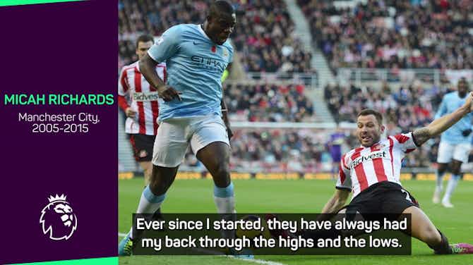 Preview image for Micah Richards admits he gives 'a little bit back' to City fans in his punditry