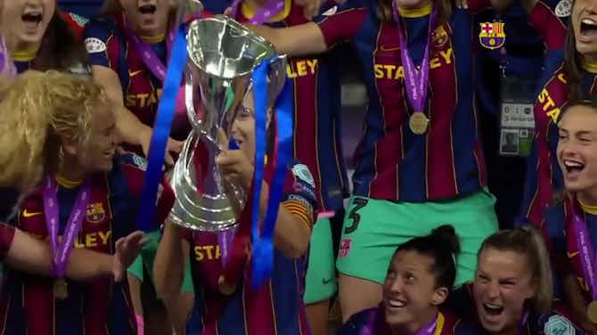 Image d'aperçu pour La première Ligue des champions féminine de Barcelone