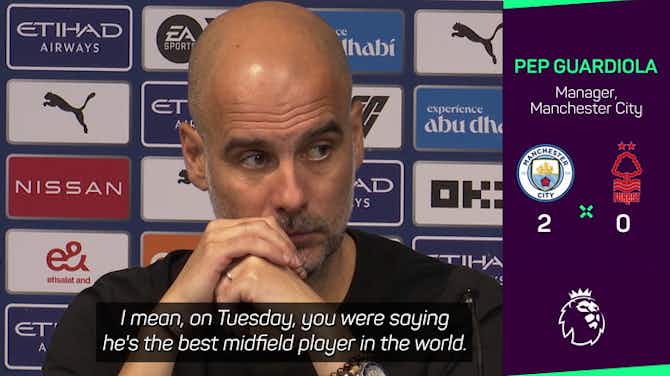 Preview image for 'Angry' Guardiola hilariously reveals how Rodri apologised for red card