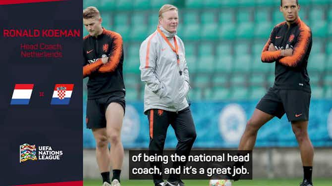 Preview image for 'Proud' Koeman glad to be back as Netherlands boss
