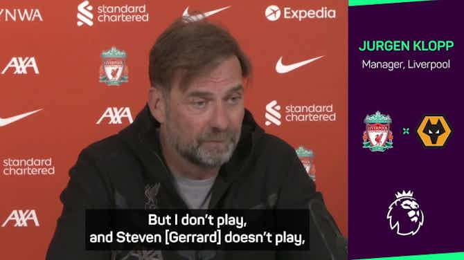 Preview image for 'A shame Stevie can't play!' - Klopp prays for Villa upset