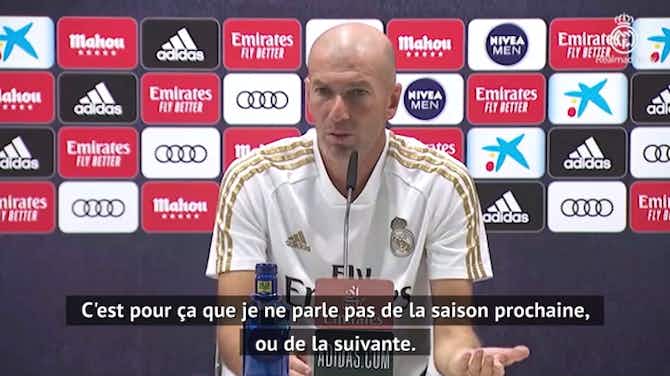 Image d'aperçu pour 38e j. - Zidane sur son futur : "Tout change tellement vite en football"