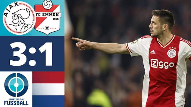 Vorschaubild für Tadić sichert wichtige drei Punkte im Kampf um die CL-Plätze | Ajax Amsterdam - FC Emmen