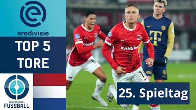 Vorschaubild für El Ghazi, Alvarez und Karlsson! So schön ist der Titelkampf | Top 5 Tore | 25. Spieltag | Eredivisie