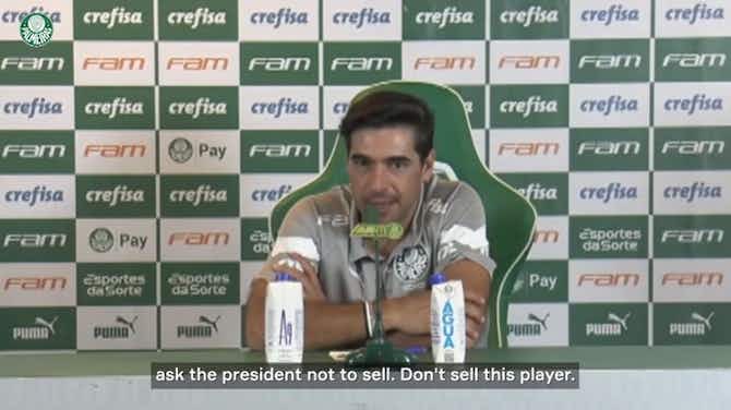 Anteprima immagine per Palmeiras’ manager urges the club not to sell Estêvão