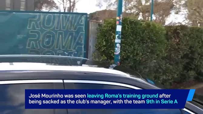 Anteprima immagine per Jose Mourinho exits Roma as De Rossi arrives