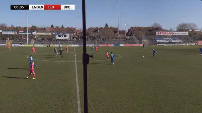 Vorschaubild für Fock-Doppelpack zu viel für Emden! | Kickers Emden – SV Drochtersen/Assel | Regionalliga Nord