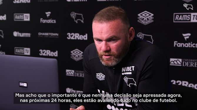Imagem de visualização para Rooney se pronuncia após punição e problemas de gestão no Derby County