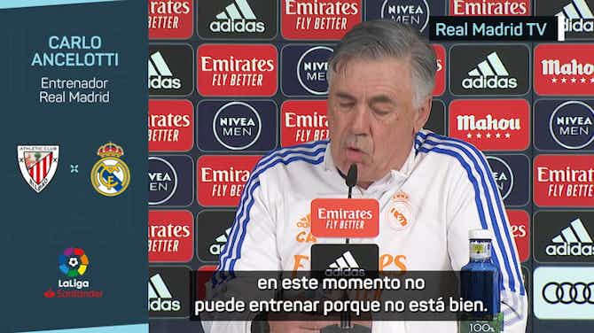 Imagen de vista previa para Ancelotti: "Modrić no está entrenando porque no se encuentra bien"