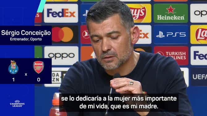 Vorschaubild für La emotiva dedicatoria de Sérgio Conceição tras vencer al Arsenal
