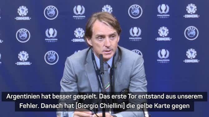 Vorschaubild für Mancini: Messi hat es Chiellini schwer gemacht