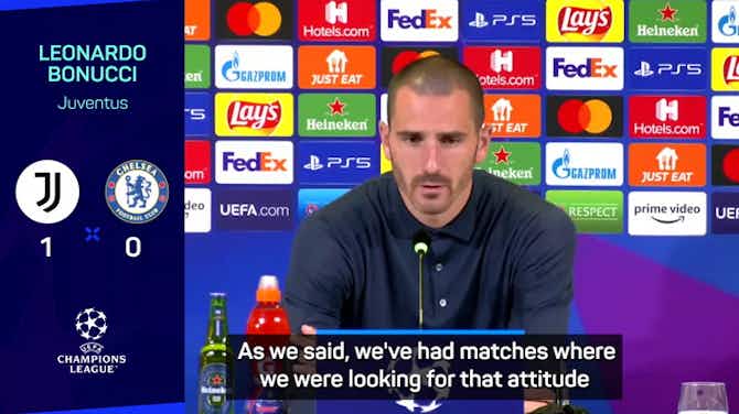 Preview image for Bonucci says Juventus set standards in their win over Chelsea