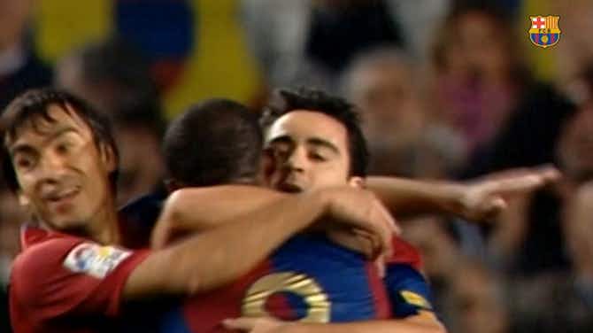 Preview image for Xavi's best goals against Athletic Bilbao