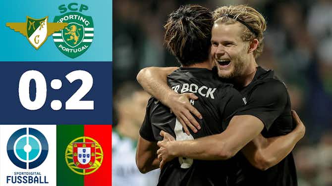 Vorschaubild für Sporting wieder makellos! Lissabonner mit 8. Sieg in Folge | Moreirense FC - Sporting Lissabon